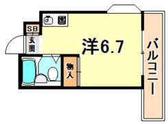 ダンディライオン住吉の間取り画像