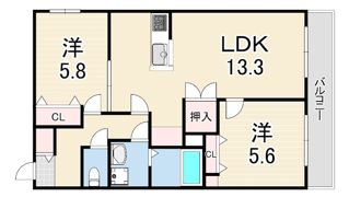 LIZE西宮仁川の間取り画像