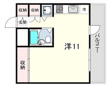 西北チェリーマンションの間取り画像