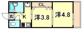 板宿リッチライフの間取り画像