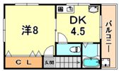 メゾンピコの間取り画像