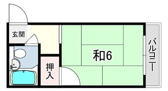 春日野道ロイヤルハイツの間取り画像