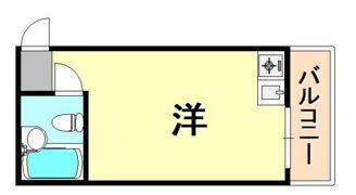 岡本ビラの間取り画像