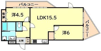 グローバル西宮の間取り画像