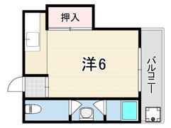 元町北ハイツの間取り画像