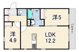 ライスコーポの間取り画像
