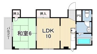 マンション輪泉の間取り画像