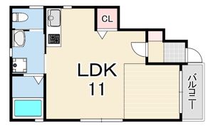 PLANSONE西二見の間取り画像