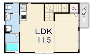 PLANSONE西二見の間取り画像