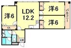 西宮北口ビル くすの木の間取り画像