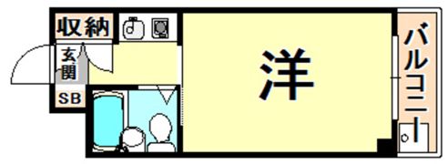 プティメゾン夙川江上町の間取り画像