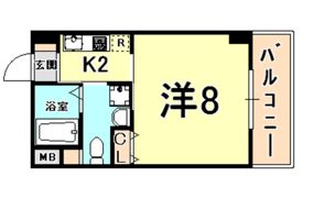 ベルエアー江上の間取り画像