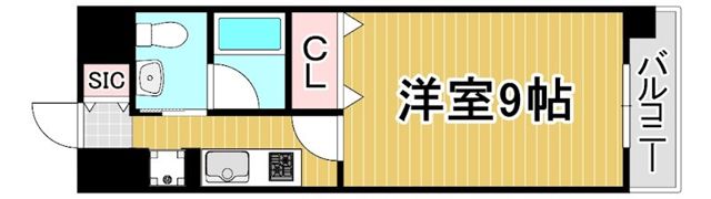 エステムコートみなと元町THE FIRSTの間取り画像
