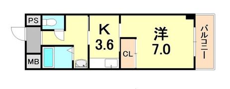 サンクチュアリ深江北町の間取り画像