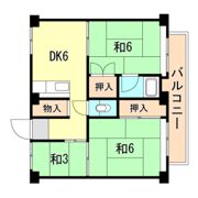 ビレッジハウス東二見2号棟の間取り画像