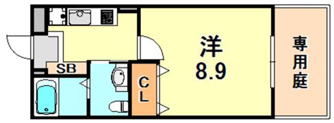 アロハ舞子の間取り画像