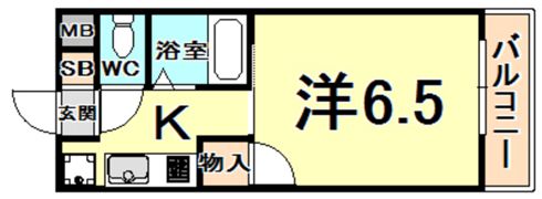 ハイツ坂口の間取り画像