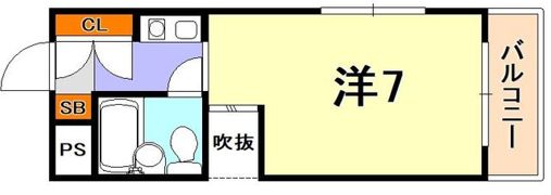 ベルコート春日野道の間取り画像