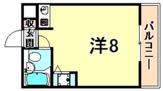 ダイドーメゾン魚崎の間取り画像