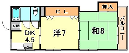グランディア護国神社前の間取り画像