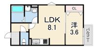 REGIES東園田の間取り画像
