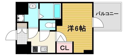 エスリード神戸三宮ヒルズの間取り画像