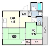 蓮宮ハイツの間取り画像