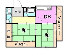 三楽レジデンスの間取り画像