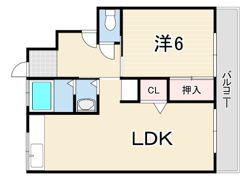 呉川ハイツ 南棟の間取り画像