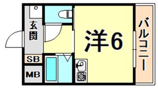 ロイヤルコート西宮門戸の間取り画像
