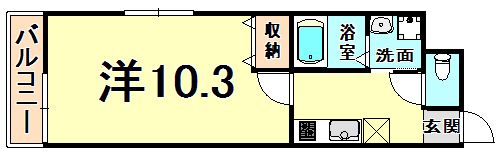 フジパレス塚口東1番館の間取り画像