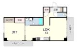 白翠シャトル御影の間取り画像