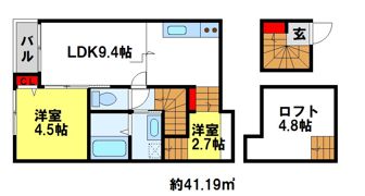 NOA筑紫の間取り画像