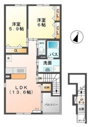 サンヴィレッジの間取り画像