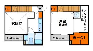 ルーチェ二日市の間取り画像