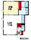 プロヴァンス弐番館の間取り画像
