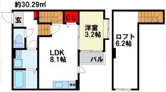 AR・Twins二日市Iの間取り画像