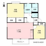 プレジールすがやの間取り画像