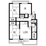 ホワイトリバーIIの間取り画像