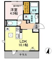 D-room別府駅前の間取り画像