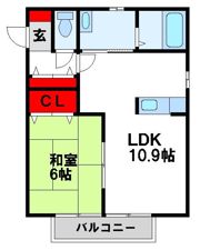 パルコ針摺の間取り画像
