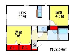アンリシールの間取り画像