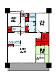 ルネッサンス21福岡東の間取り画像
