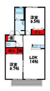 ディアスガーデン須恵の間取り画像