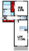 D-room戸原東の間取り画像
