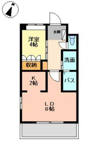 ソレイユ松香台の間取り画像