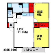 ラフィーヌの間取り画像