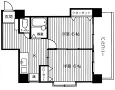 ドリーム六本松の間取り画像