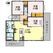 D-room小田部 弐番館の間取り画像