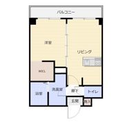 ベイシック大名の間取り画像